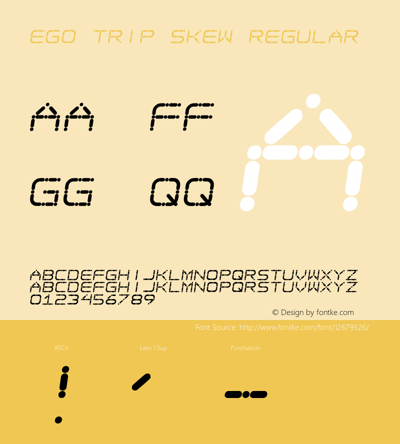 Ego trip Skew Regular 2图片样张