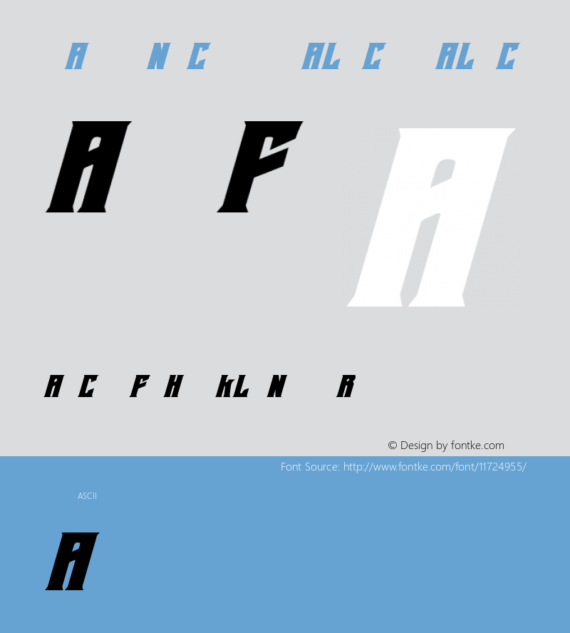 Daemonicus Italic Italic Version 1.0; 2012图片样张