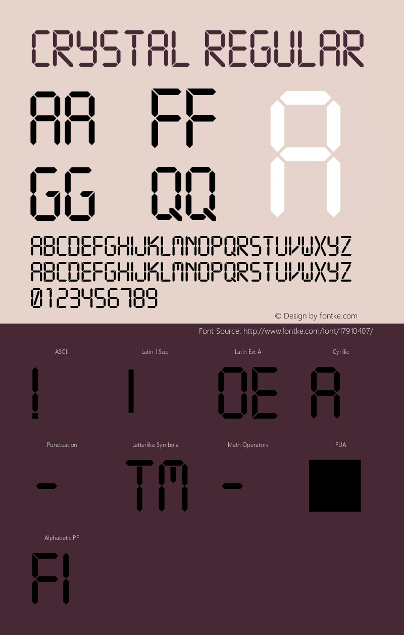Crystal Regular v04.02.97图片样张