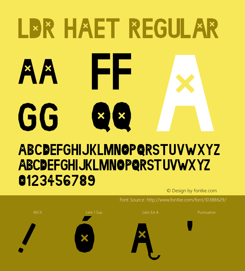 LDR HAET Regular Version 1.0图片样张