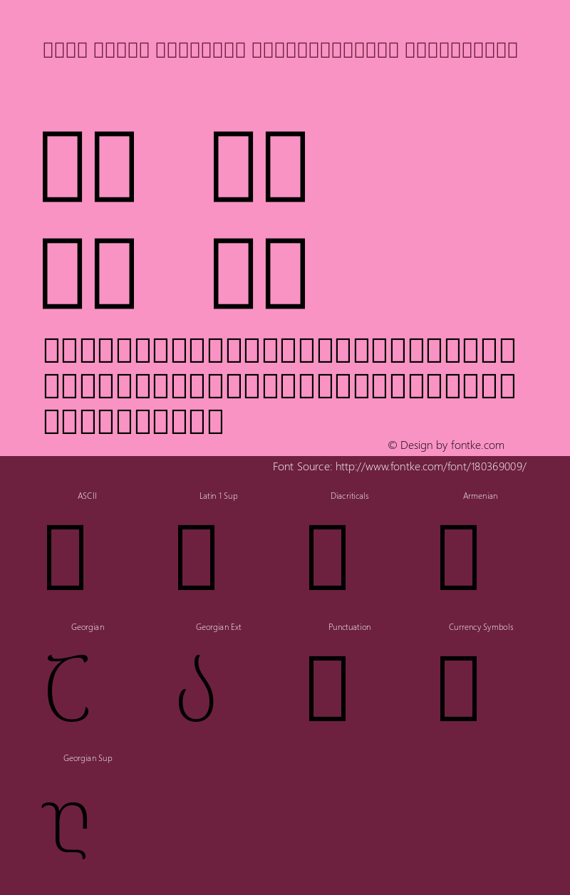 Noto Serif Georgian SemiCondensed ExtraLight Version 2.001图片样张