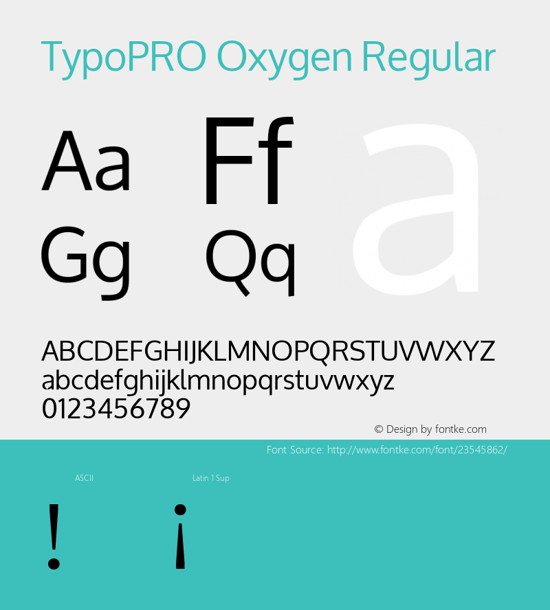 TypoPRO Oxygen Version 1.000图片样张