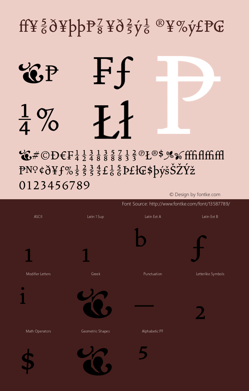 VendettaMedium Regular 001.000图片样张