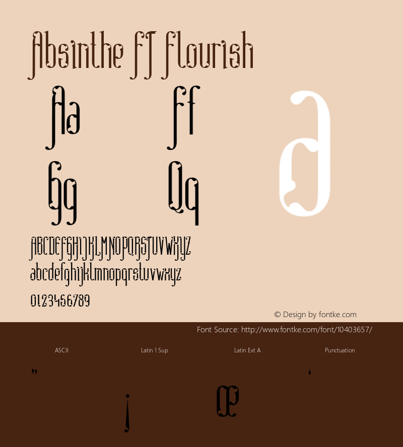 Absinthe FT Flourish Version 1.00 2011图片样张