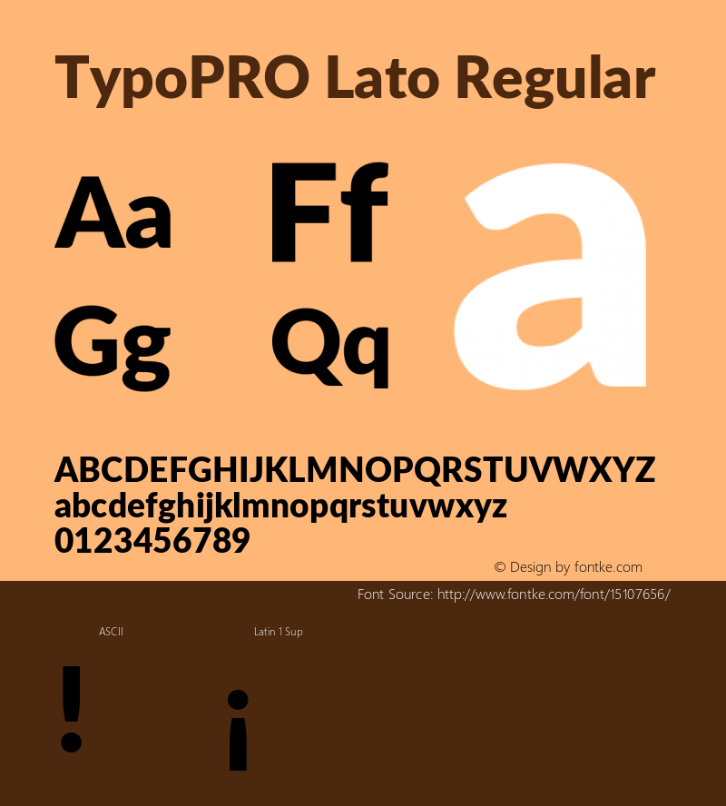 TypoPRO Lato Regular Version 2.010; 2014-09-01; http://www.latofonts.com/图片样张