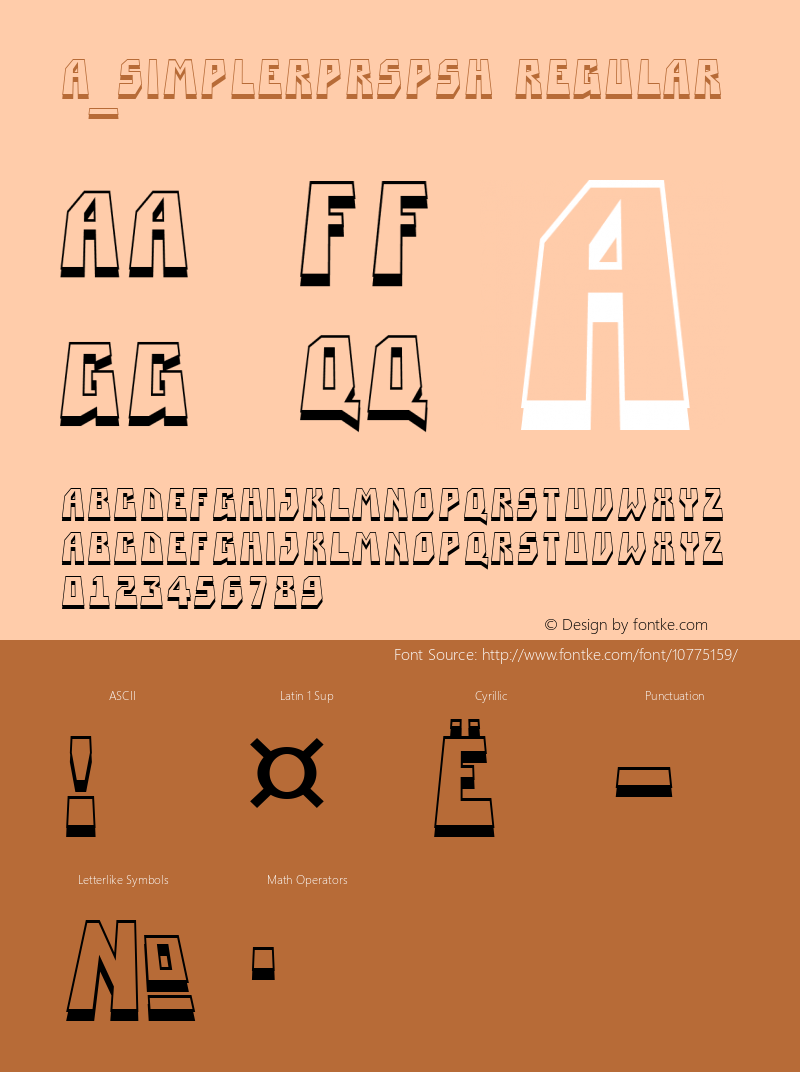 a_SimplerPrspSh Regular 01.03图片样张