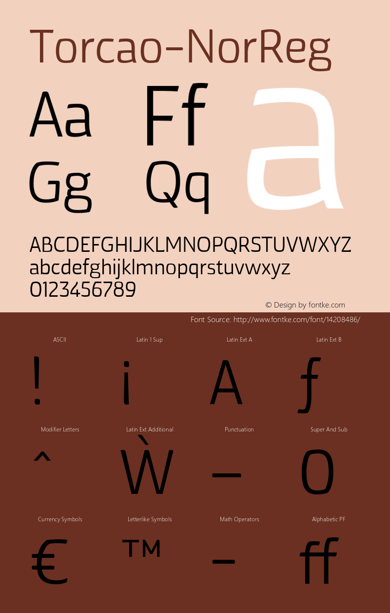 Torcao-NorReg ☞ Version 1.000;com.myfonts.insigne.torcao.normal-regular.wfkit2.44EC图片样张