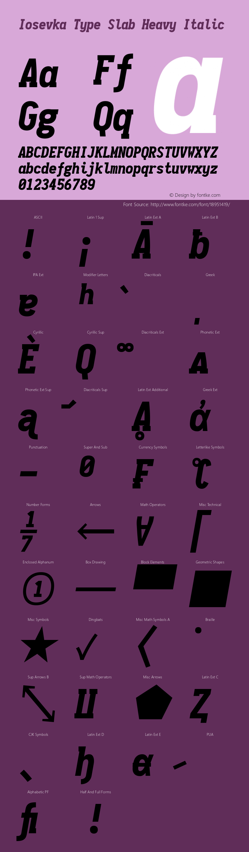 Iosevka Type Slab Heavy Italic 1.11.3; ttfautohint (v1.6)图片样张