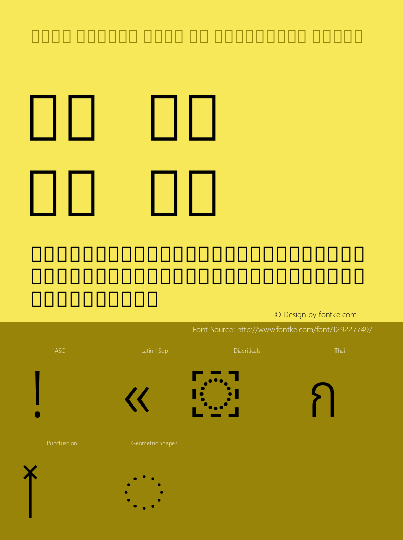 Noto Looped Thai UI Condensed Light Version 1.00; ttfautohint (v1.8.3) -l 8 -r 50 -G 200 -x 14 -D thai -f none -a qsq -X 