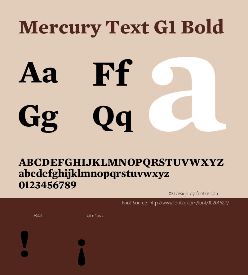 Mercury Text G1 Bold 001.000图片样张