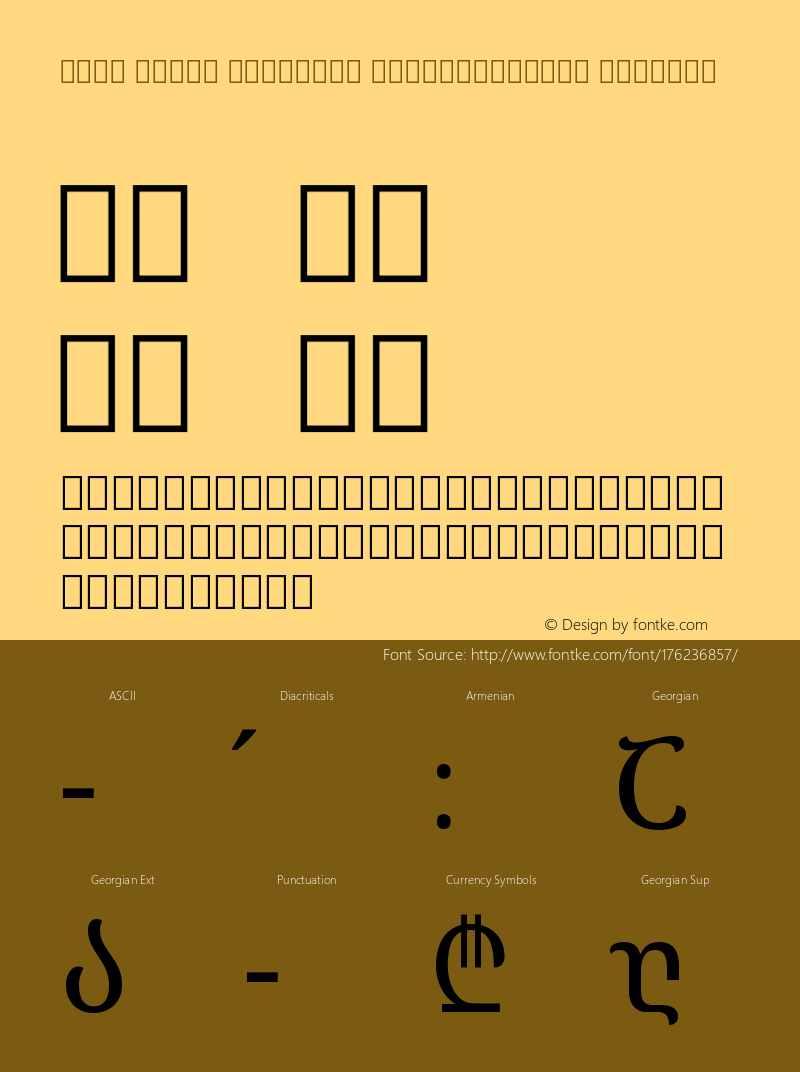 Noto Serif Georgian SemiCondensed Regular Version 2.001图片样张