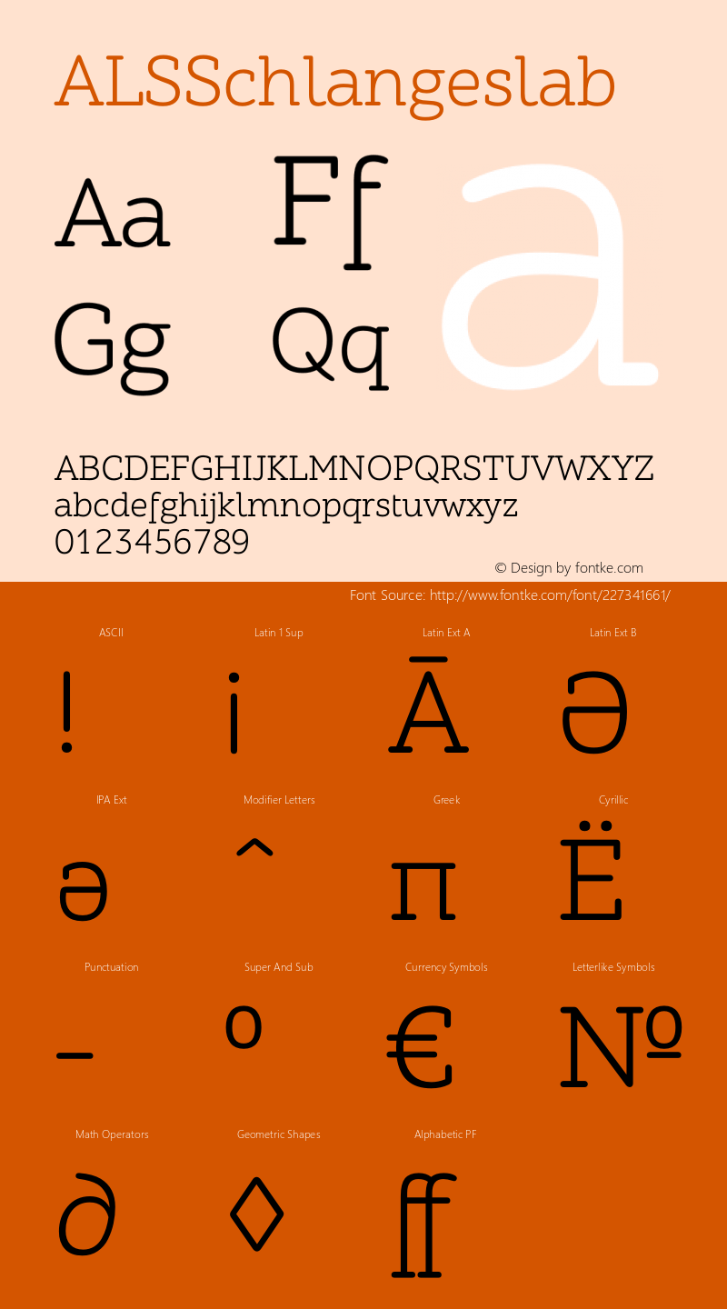 ☞ALSSchlangeslab Version 1.000;com.myfonts.artlebedev.als-schlange-slab.regular.wfkit2.3VYA图片样张