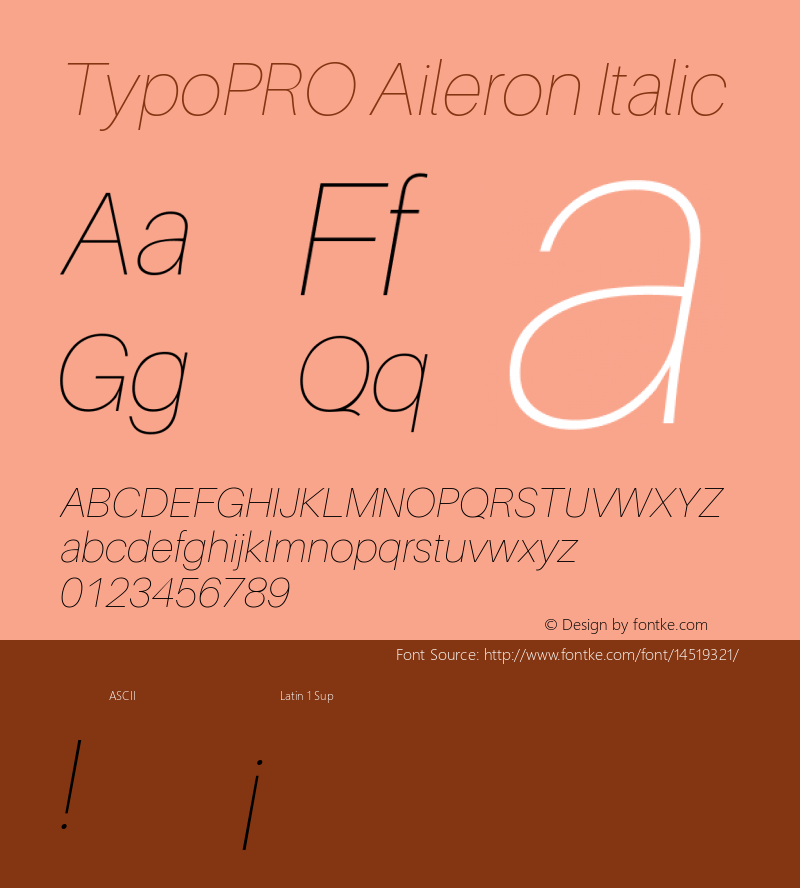 TypoPRO Aileron Italic Version 1.000;PS 001.000;hotconv 1.0.70;makeotf.lib2.5.58329图片样张