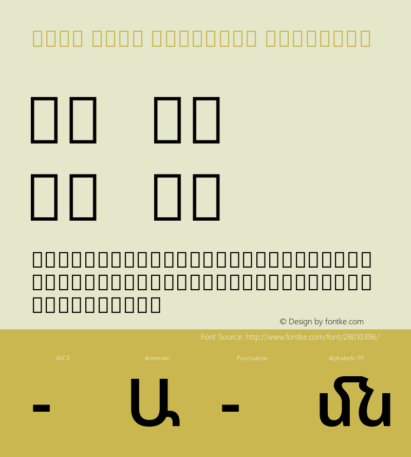 Noto Sans Armenian SemiBold Version 2.040;GOOG;noto-source:20181019:f8f3770;ttfautohint (v1.8.2)图片样张