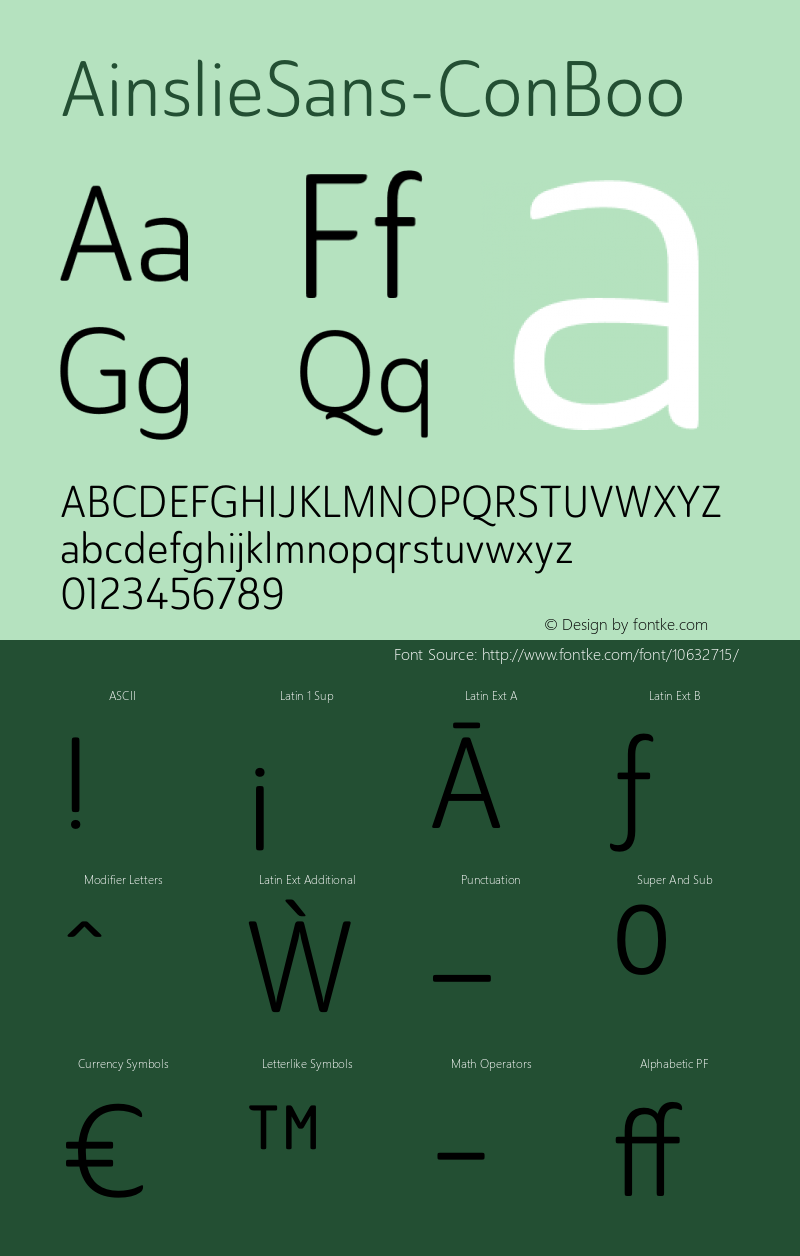 AinslieSans-ConBoo ☞ Version 1.000;com.myfonts.easy.insigne.ainslie-sans.cond-book.wfkit2.version.4kim图片样张