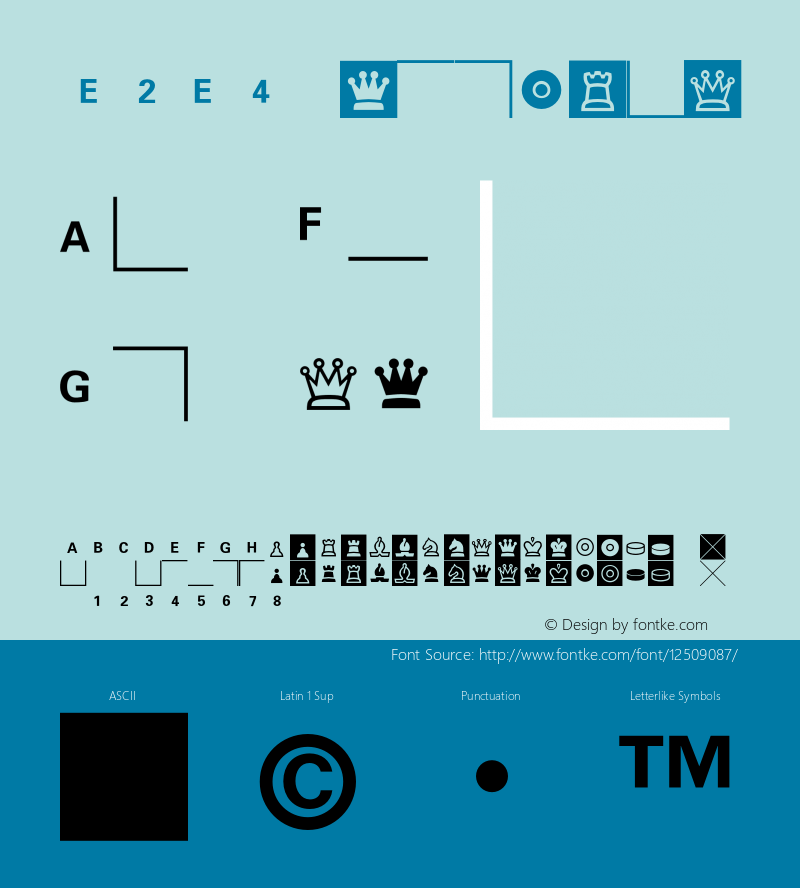 E2E4 Regular OTF 1.0;PS 001.000;Core 116;AOCW 1.0 161图片样张