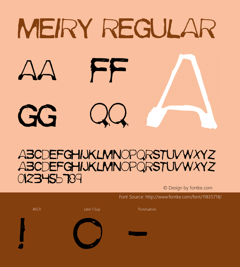 Meiry Regular Version 2.00图片样张