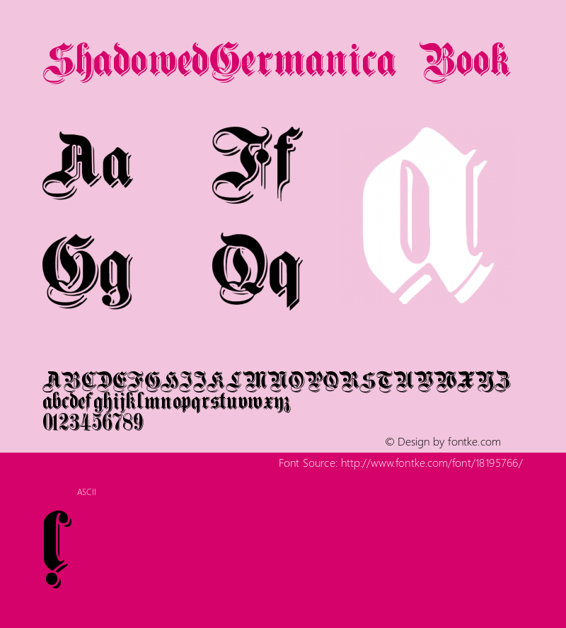 ShadowedGermanica Book Version 001.000图片样张