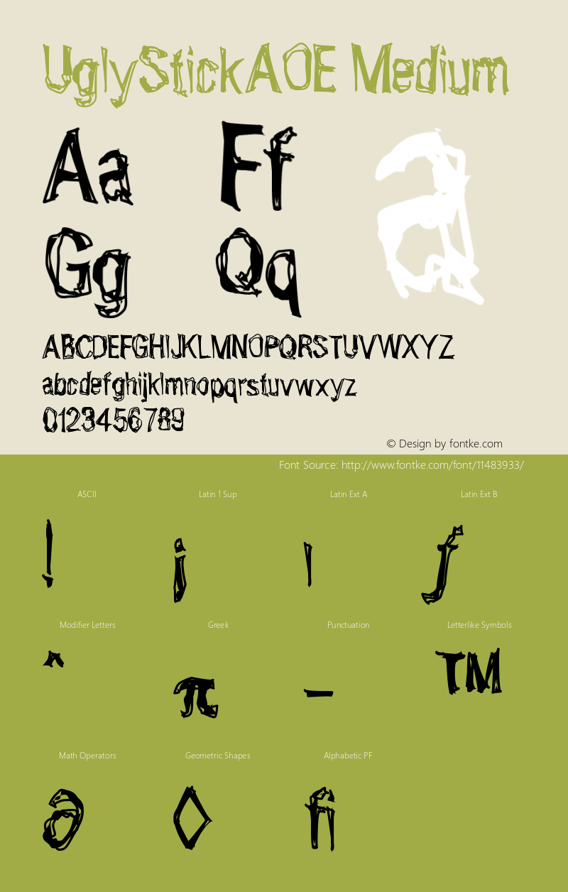 UglyStickAOE Medium Version 001.000图片样张