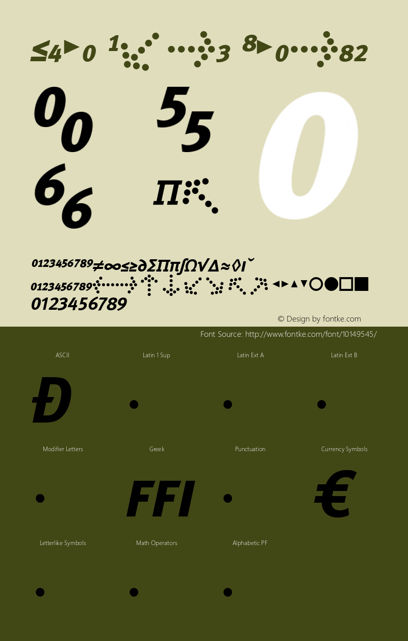 Meta Bold Italic Version 004.301图片样张