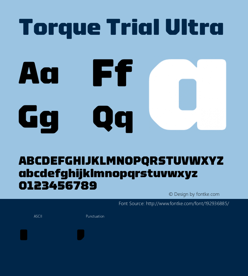 Torque Trial Ultra Version 2.000;hotconv 1.0.109;makeotfexe 2.5.65596图片样张