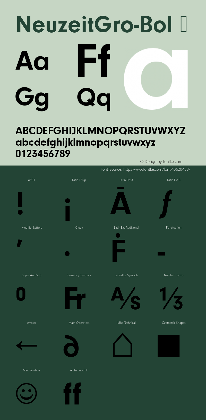 NeuzeitGro-Bol ☞ Version 1.10;com.myfonts.easy.urw.neuzeit-grotesk.t-bold.wfkit2.version.3ppm图片样张