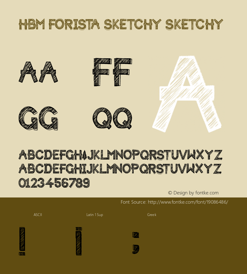 HBM Forista Sketchy Sketchy Version 1.00 April 23, 2017, initial release图片样张