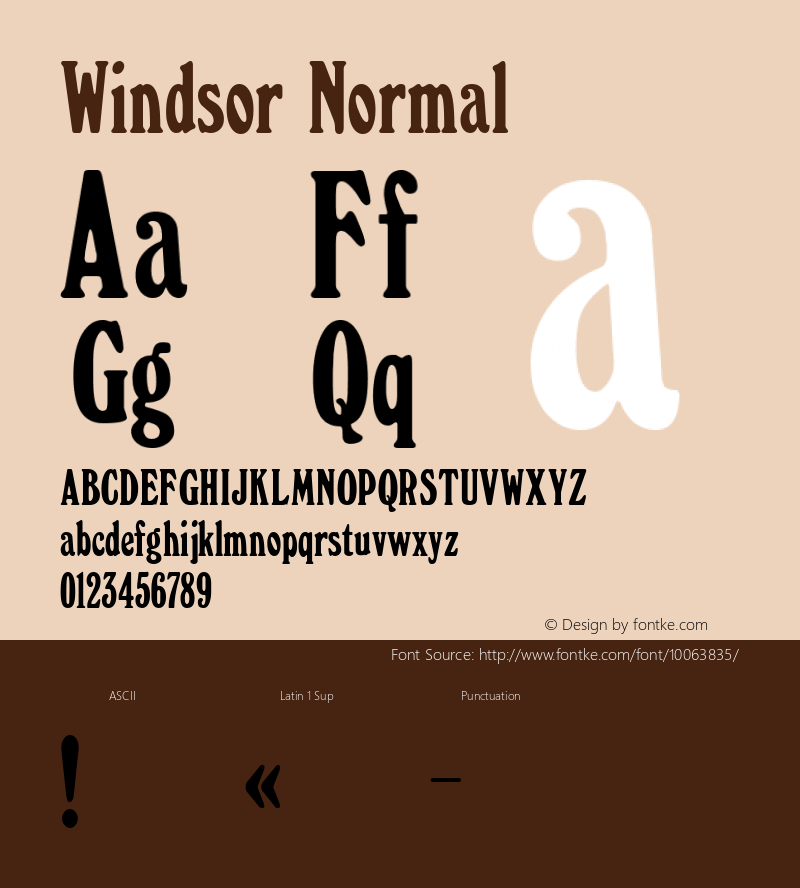 Windsor Normal 3.1图片样张