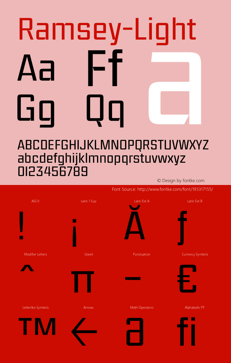 ☞Ramsey-Light Version 1.001;com.myfonts.associated-typographics.ramsey.light.wfkit2.3UvK图片样张