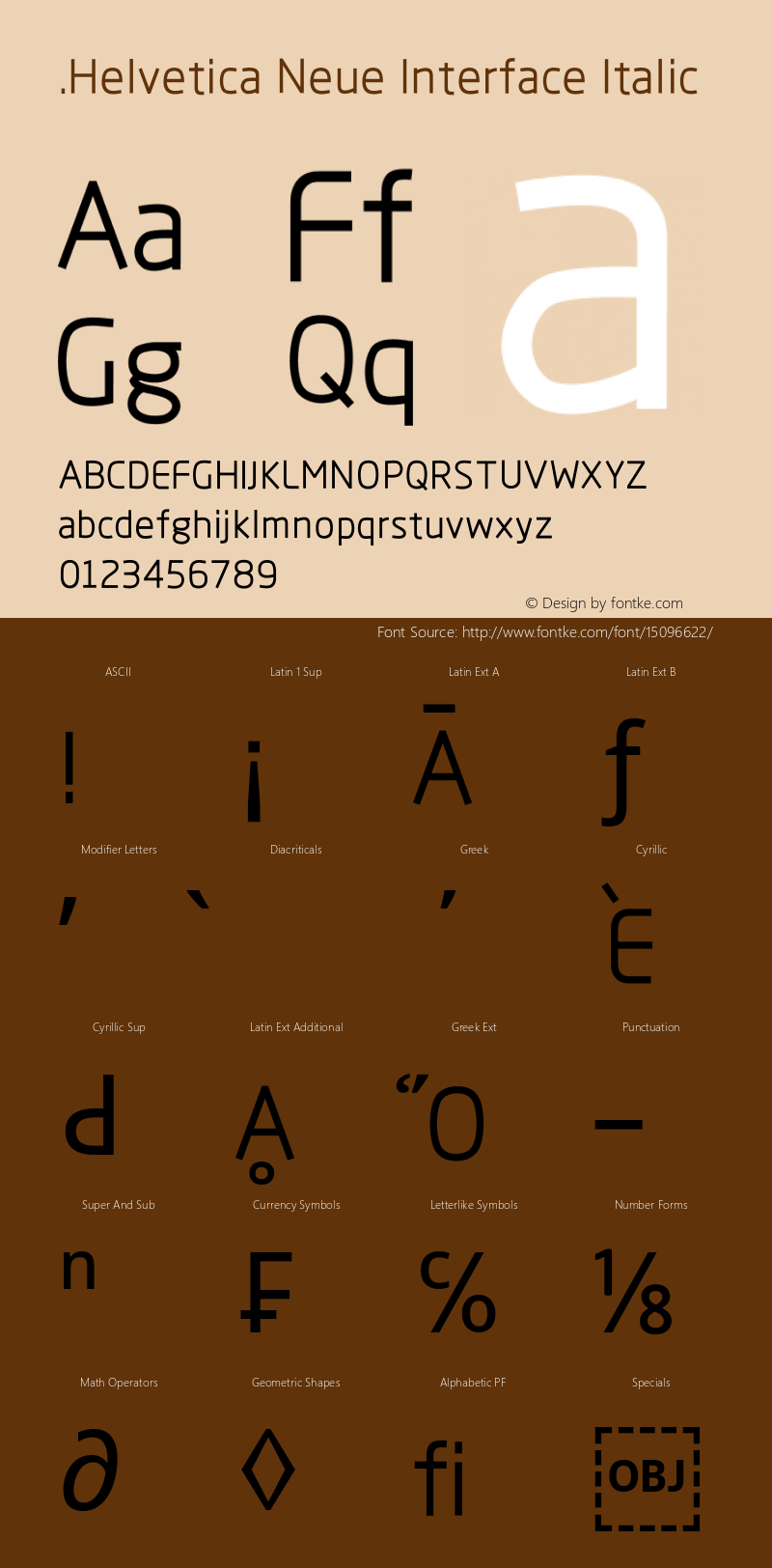 .Helvetica Neue Interface Italic 10.0d35e1图片样张