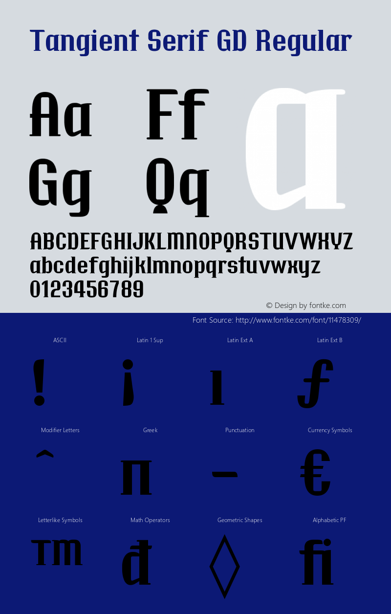 Tangient Serif GD Regular Version 002.000图片样张
