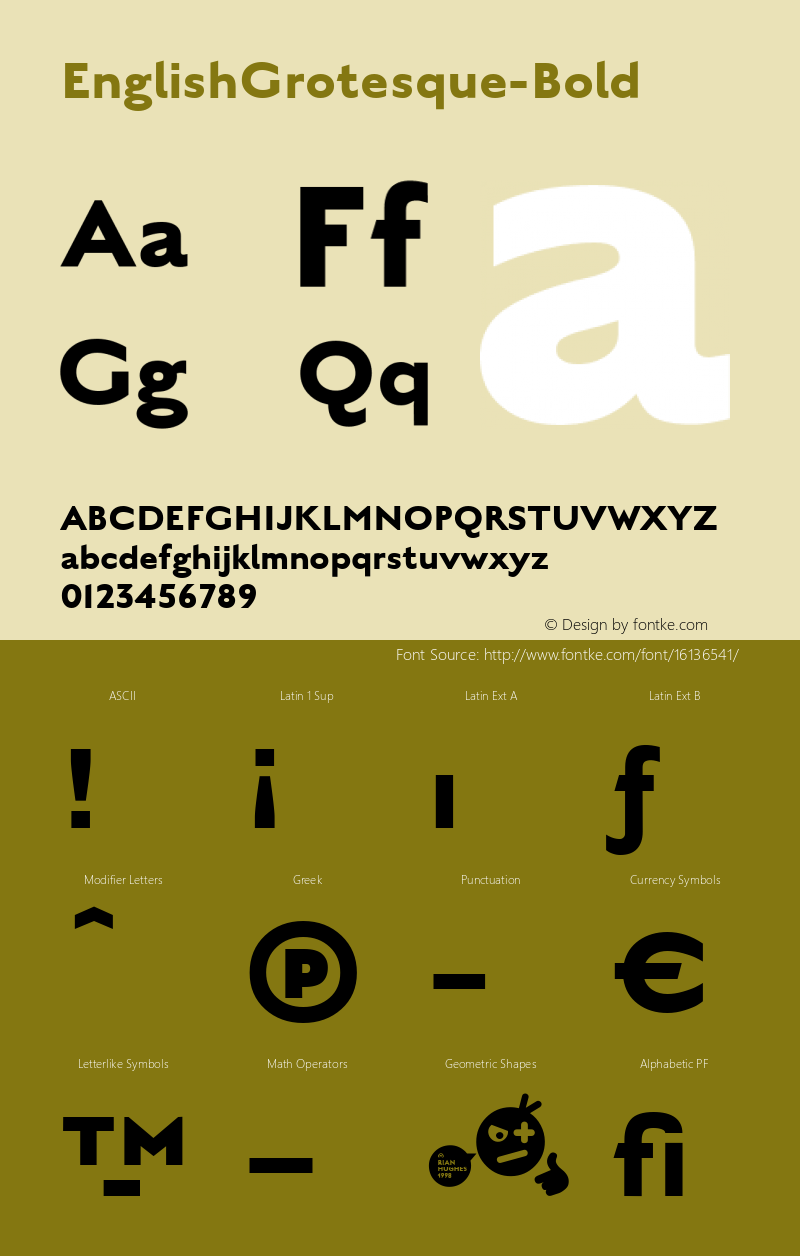 EnglishGrotesque-Bold ☞ 001.000;com.myfonts.easy.device.english-grotesque.bold.wfkit2.version.3RDu图片样张
