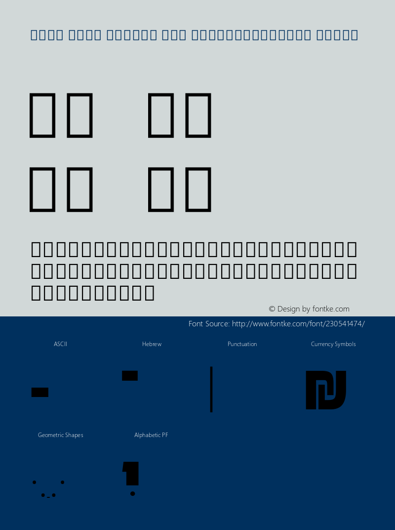 Noto Sans Hebrew New ExtraCondensed Black Version 3.001; ttfautohint (v1.8) -l 8 -r 50 -G 200 -x 14 -D hebr -f none -a qsq -X 