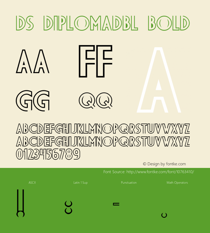 DS DiplomaDBL Bold Macromedia Fontographer 4.1.2 1/11/06图片样张