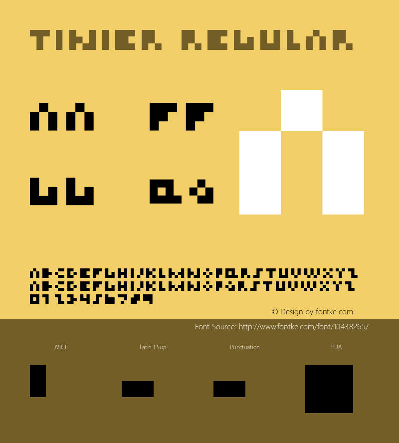 Tinier Regular Version 1.00图片样张