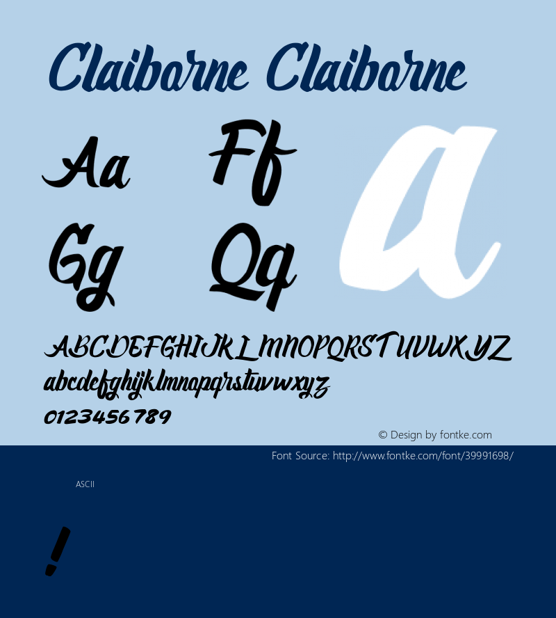 Claiborne 图片样张