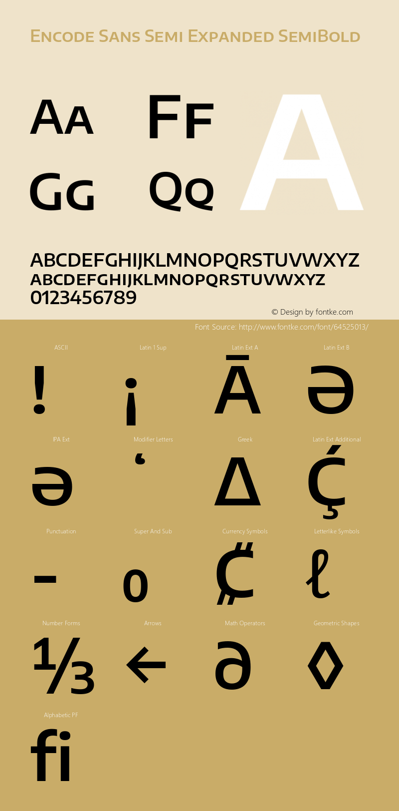 Encode Sans Semi Expd SemiBold Version 3.000; ttfautohint (v1.8.2) -l 8 -r 50 -G 200 -x 14 -D latn -f none -a nnn -X 