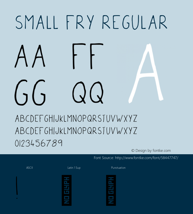 Small Fry Regular Version 1.000图片样张