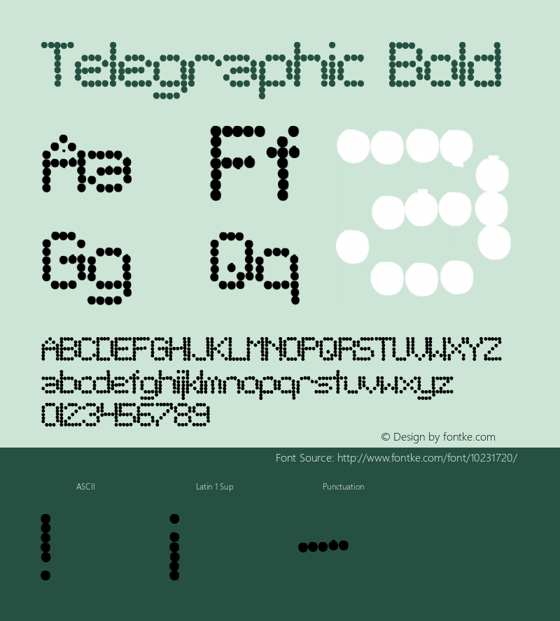 Telegraphic Bold 1.0图片样张