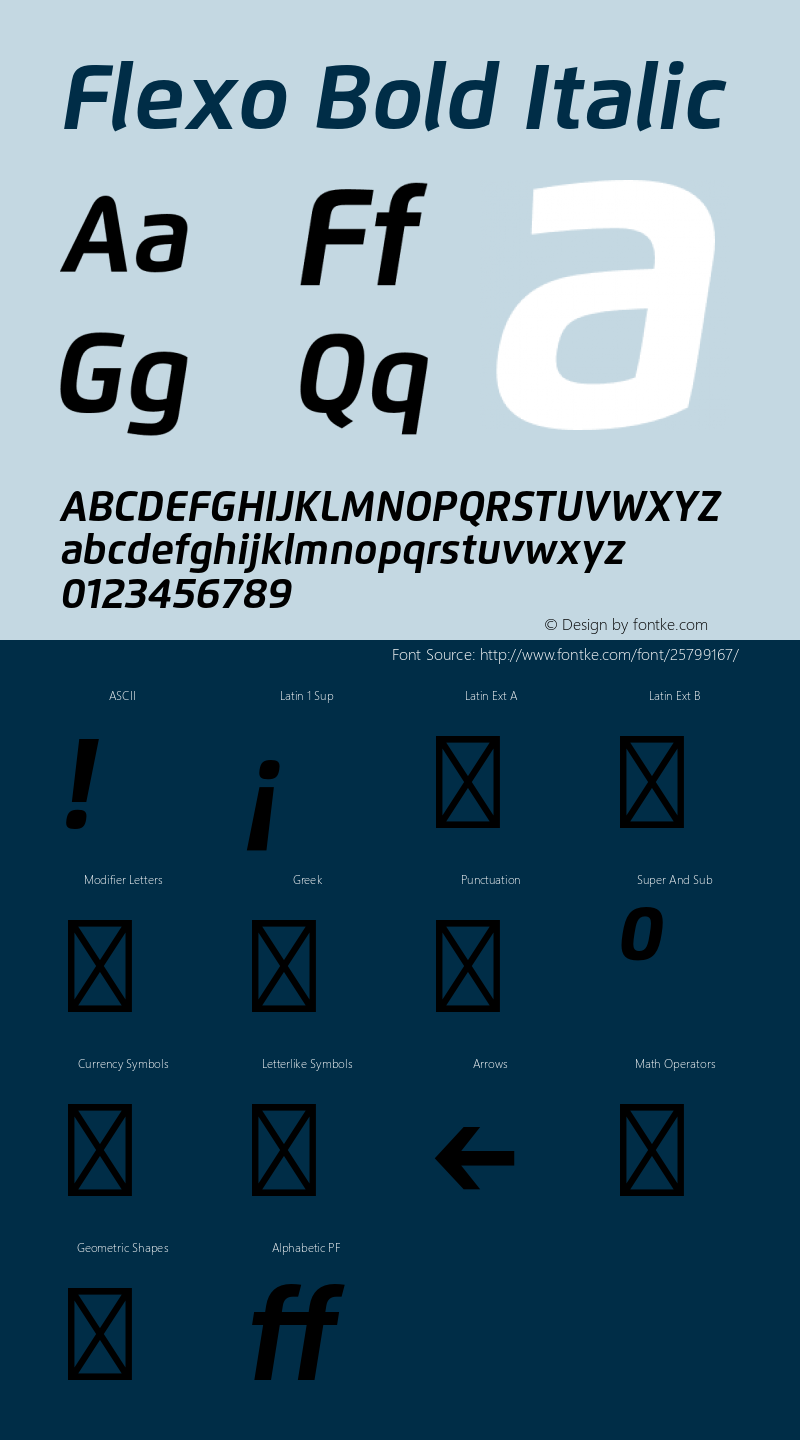 Flexo-BoldIt Version 1.07          UltraPrecision Font图片样张