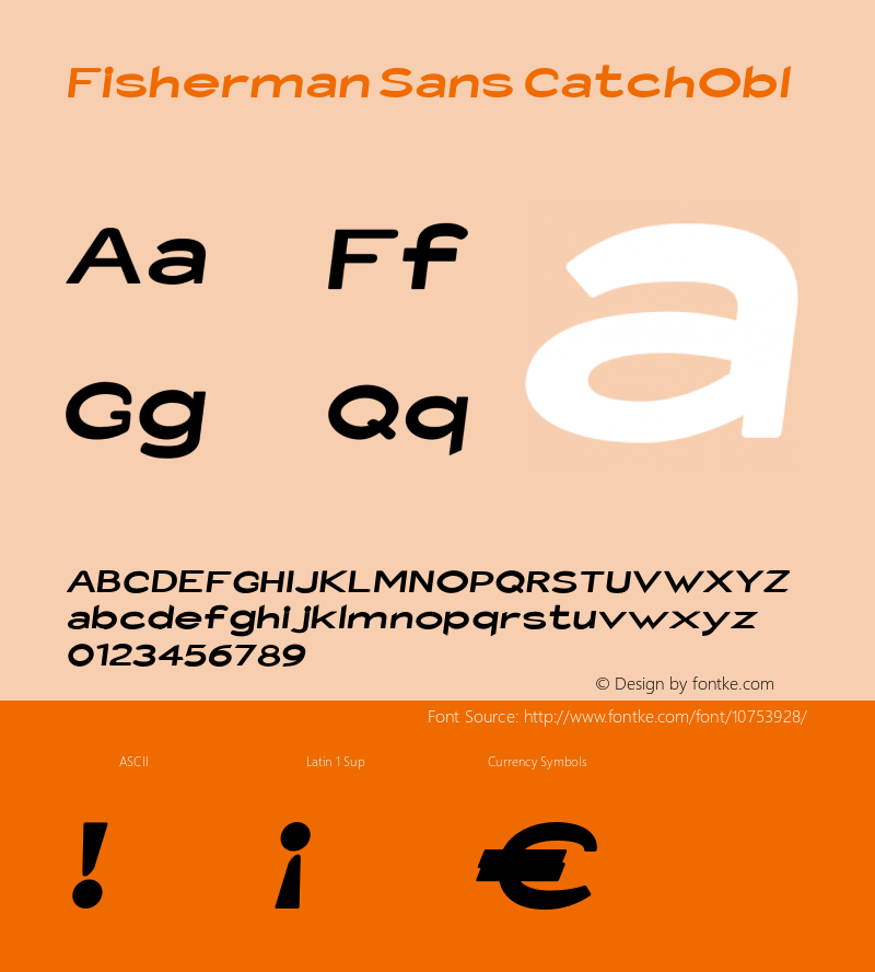 Fisherman Sans CatchObl Version 0.98图片样张