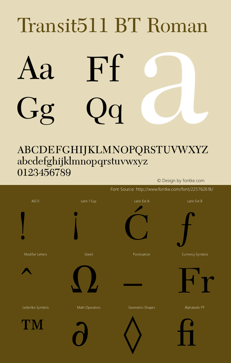 Transit511 BT Roman Version 1.01 emb4-OT图片样张
