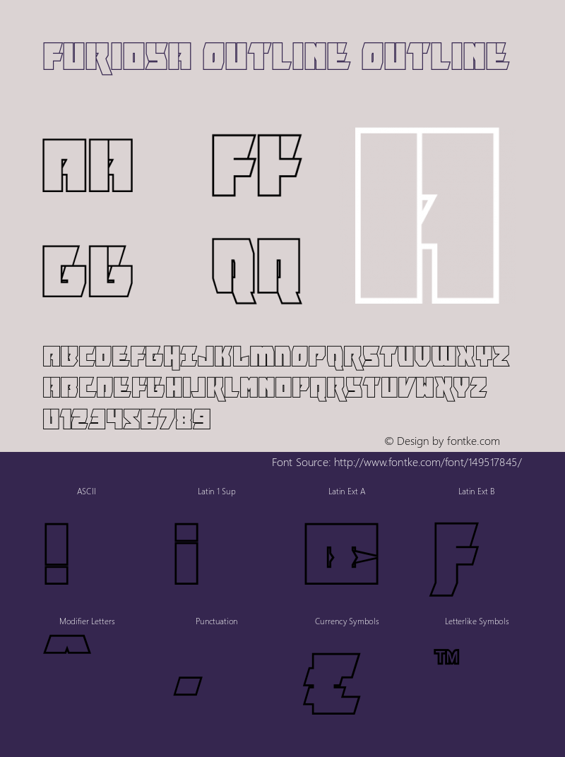 Furiosa Outline Version 1.0; 2019图片样张