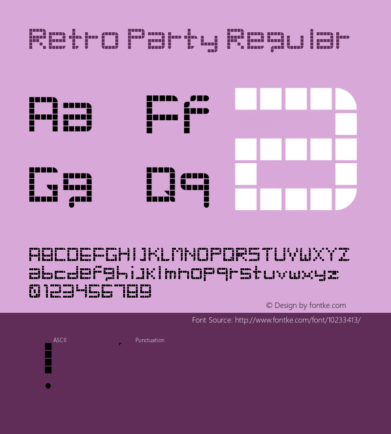 Retro Party Regular Version 1.0图片样张