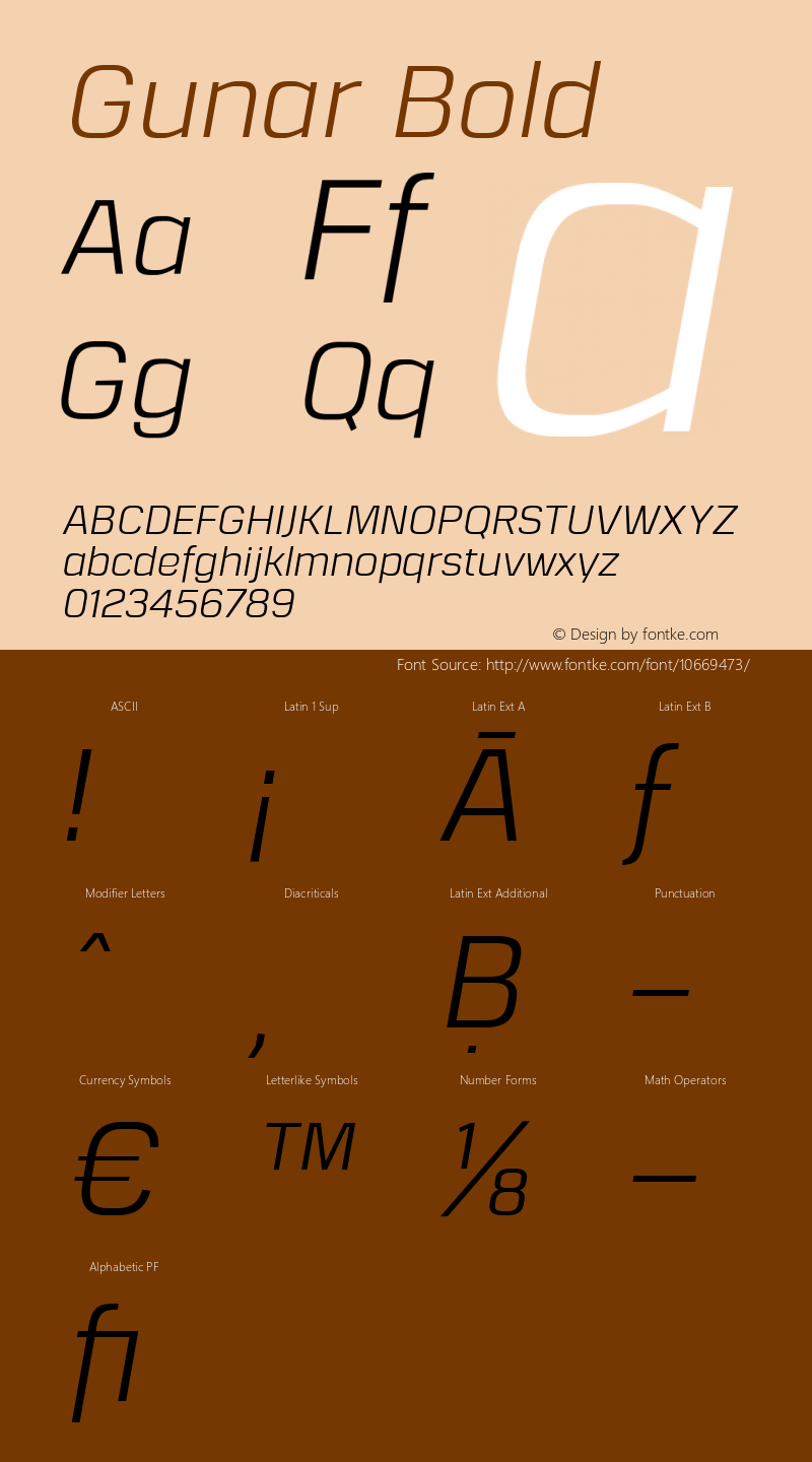 Gunar Bold Version 1.000;PS 001.000;hotconv 1.0.70;makeotf.lib2.5.58329;com.myfonts.easy.northernblock.gunar.italic.wfkit2.version.43rY图片样张