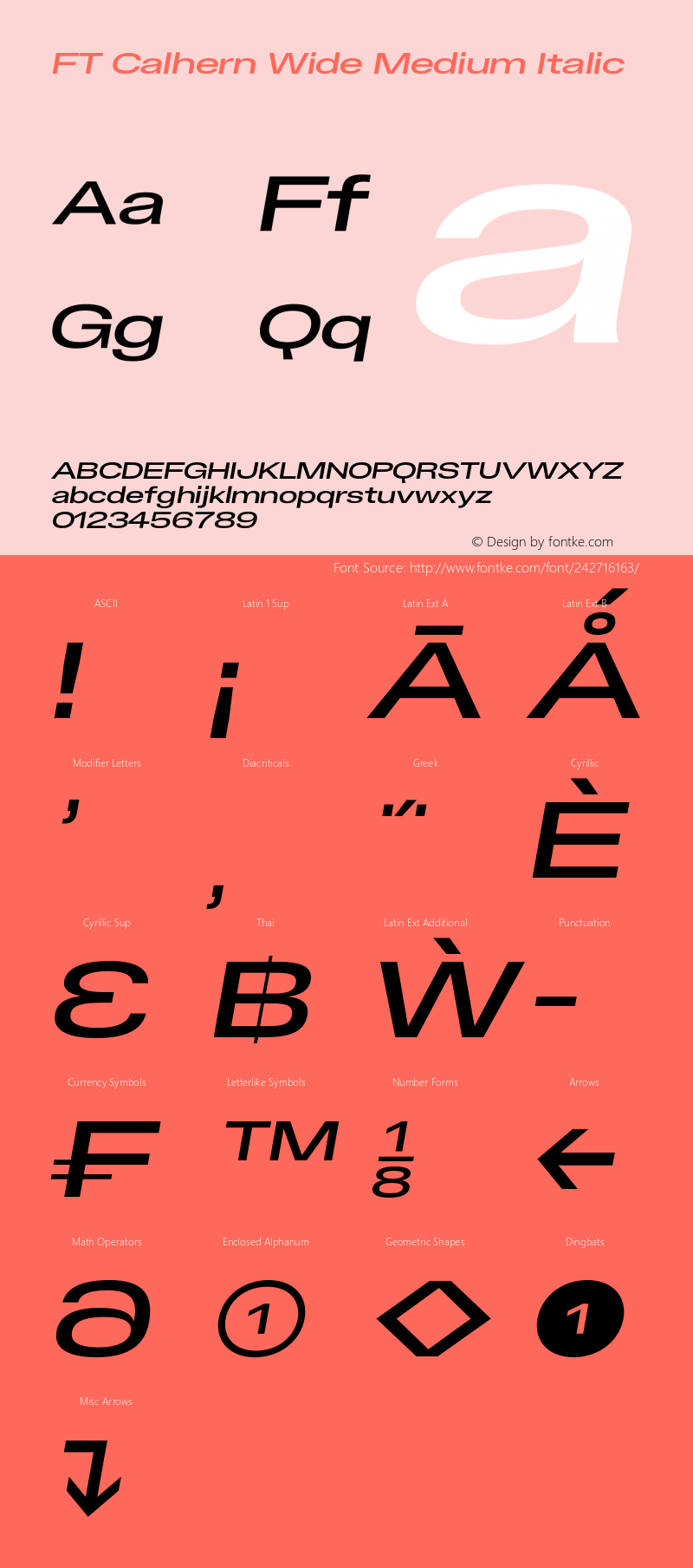 FT Calhern Wide Medium Italic Version 1.001 (2023-01-31) | web-otf图片样张