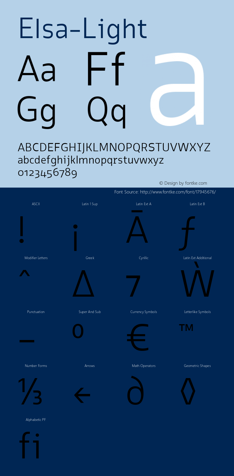 Elsa-Light ☞ Version 1.000;com.myfonts.stereotypes.elsa.light.wfkit2.3EqC图片样张