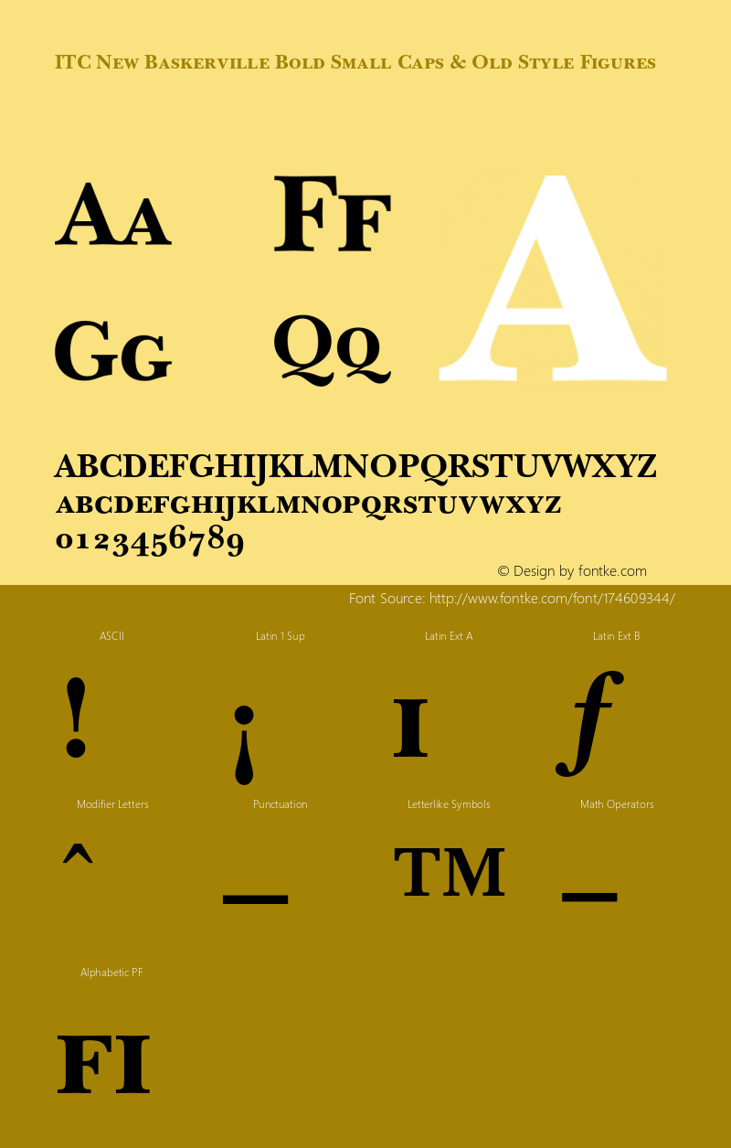 NewBaskerville-BoldSC 001.000图片样张