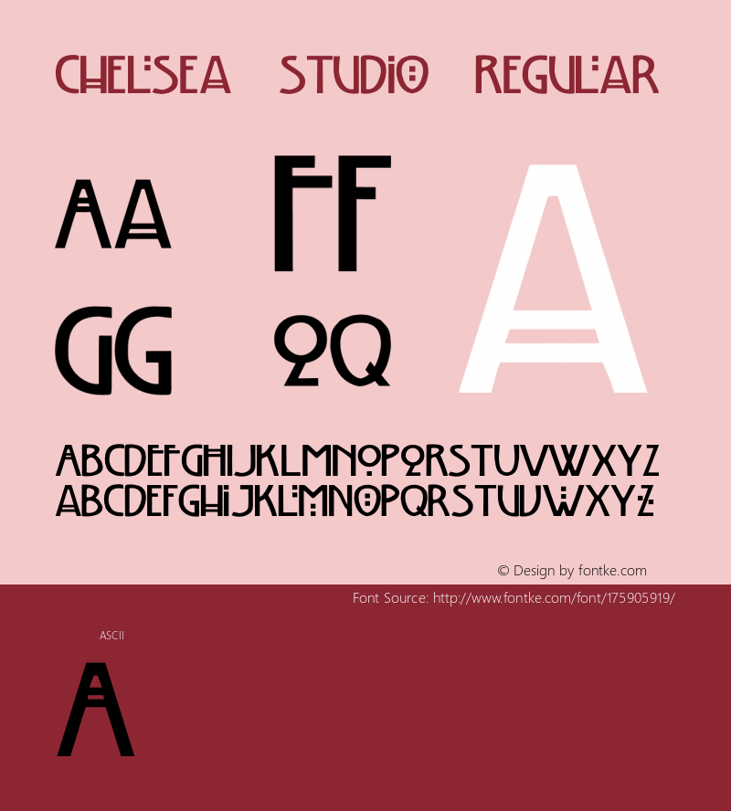 Chelsea Studio Altsys Fontographer 4.0.3 7/12/97图片样张