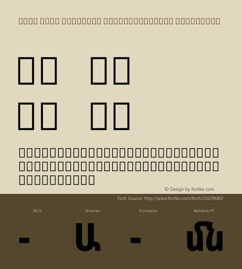 Noto Sans Armenian ExtraCondensed ExtraBold Version 1.902图片样张